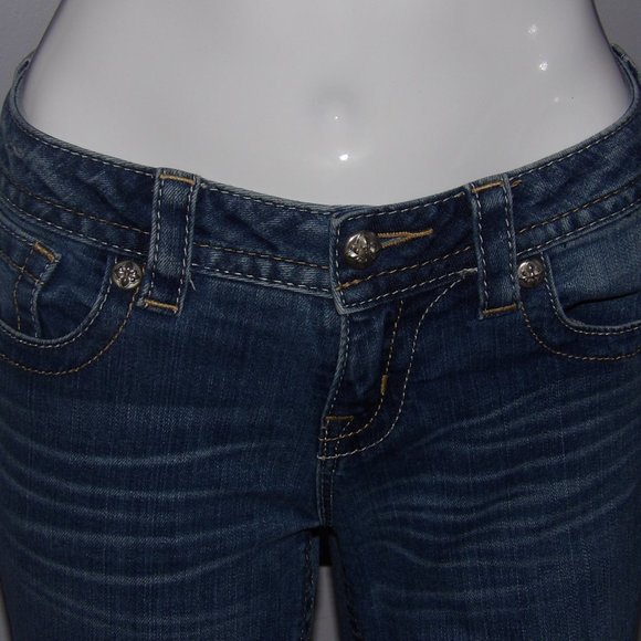 Miss Me Mid Rise Skinny Jeans Sz 1/2 (26) - Picture 2 of 15